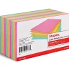 Index Cards*Staples 3" x 5" Index Cards, Lined, Assorted Colors, 300/Pack (TR50998)