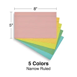 Index Cards*Staples 5