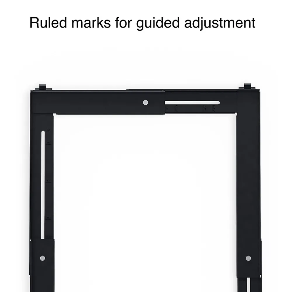 File Cabinets*Staples Adjustable File Caddy, Letter/Legal, Black (ST52140-CC)