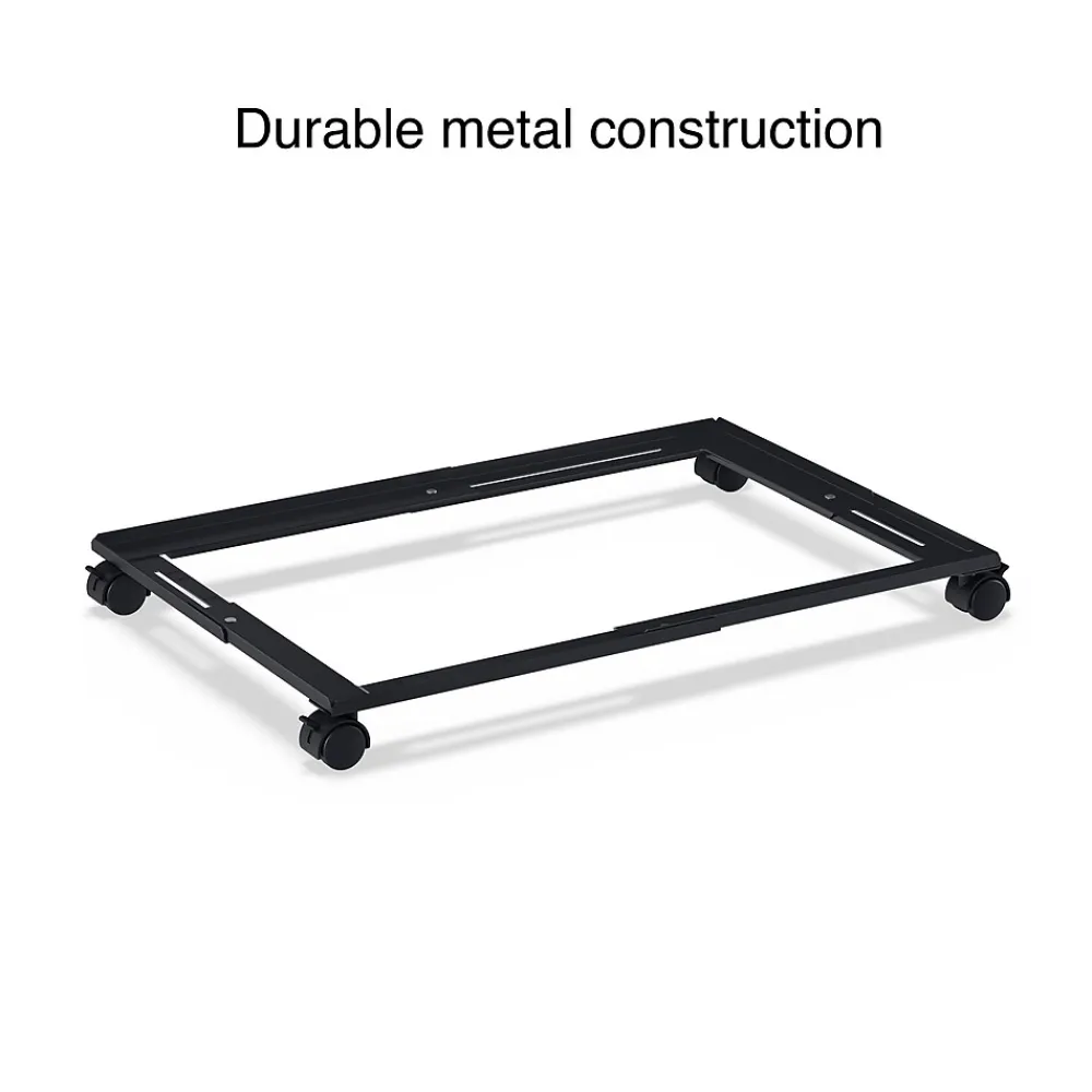 File Cabinets*Staples Adjustable File Caddy, Letter/Legal, Black (ST52140-CC)