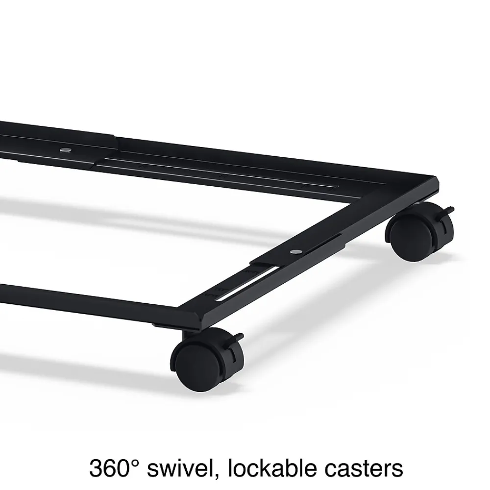 File Cabinets*Staples Adjustable File Caddy, Letter/Legal, Black (ST52140-CC)