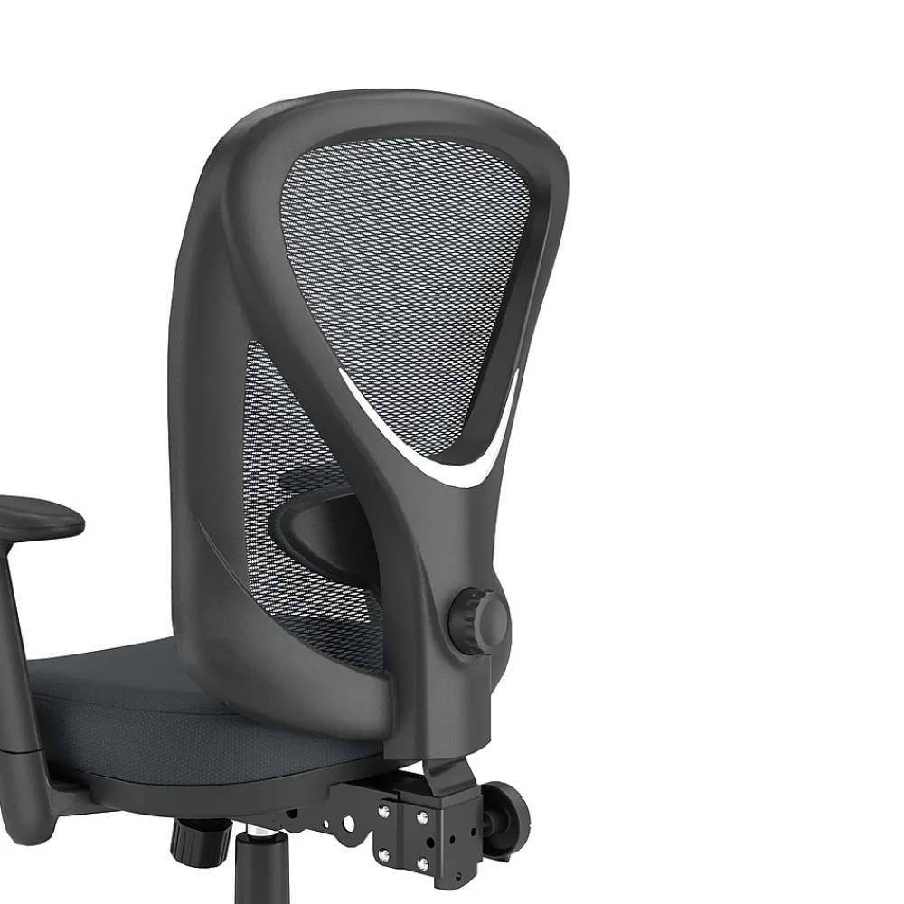 Office Chairs*Staples Carder Ergonomic Fabric Swivel Computer and Desk Chair, Black (24115-CC)