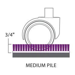 Chair Mats*Staples Carpet Chair Mat with Lip, 45