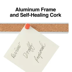 Bulletin*Staples ® Cork Bar, Aluminum Frame, 36" (2005)