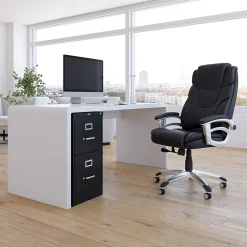 File Cabinets*Staples 2-Drawer Mobile Vertical File Cabinet, Letter Size, Lockable, 29