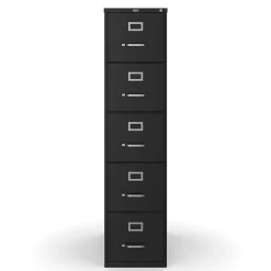 File Cabinets*Staples 5-Drawer Vertical File Cabinet, Letter Size, Lockable, 61.38