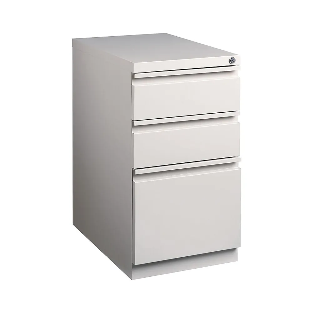 File Cabinets*Staples 3-Drawer Vertical File Cabinet, Locking, Letter, Putty/Beige, 22.88"D (25168D)
