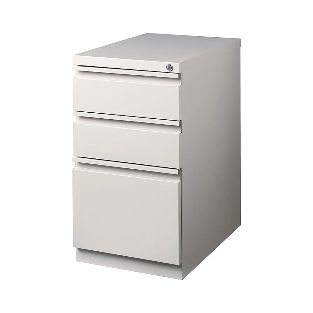 File Cabinets*Staples 3-Drawer Vertical File Cabinet, Locking, Letter, Putty/Beige, 22.88"D (25168D)