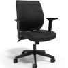 Office Chairs*Staples ® Essentials Ergonomic Fabric Swivel Task Chair, Black (UN59380)