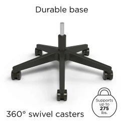 Office Chairs*Staples ® Essentials Ergonomic Fabric Swivel Task Chair, Black (UN59380)