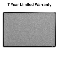 Bulletin*Staples Fabric Bulletin Board, Black Frame, 3' x 2' (ST61263)