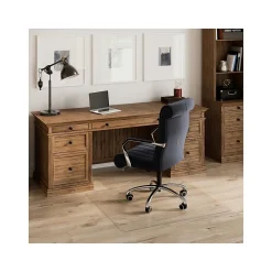 Chair Mats*Staples Hard Floor Chair Mat with Lip, 45" x 53", Clear Vinyl (22025-US)