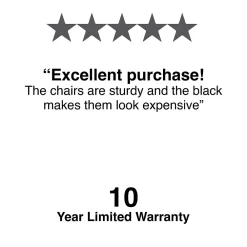 Folding & Stacking*Staples Luxura Faux Leather Folding Chair, Black, 4/Pack (51504)