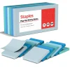 Sticky Notes*Staples ® Pop-up Notes, 3" x 3", Ocean Views Collection, 100 Sheet/Pad, 12 Pads/Pack (S-33WCP12)