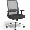 Office Chairs*Staples Prestige Marrett Ergonomic Fabric Swivel Task Chair, Black (UN53249)