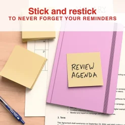 Sticky Notes*Staples Recycled Pop-up Notes, 3