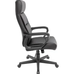 Ergonomic Chairs*Staples Rutherford Luxura Ergonomic Faux Leather Swivel Manager Chair, (ST45608V-CC) Black