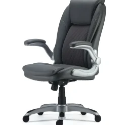 Ergonomic Chairs*Staples Sorina Ergonomic Bonded Leather Swivel Executive Chair, Grey (53253) Gray