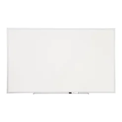 Dry Erase*Staples Standard Durable Melamine Dry-Erase Whiteboard, Aluminum Frame, 5' x 3' (52676/28326)