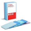 Sticky Notes*Staples Stickies Standard Notes, 4" x 6" Assorted, 100 Sheets/Pad, 5 Pads/Pack (S-46WC5/52573)