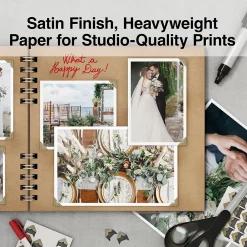 Photo Paper*Staples Supreme Satin Photo Paper, 8.5