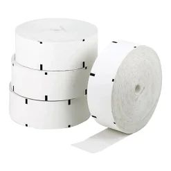 Pos Paper*Staples Thermal Cash Register/POS Rolls, 1-Ply, 3 1/8" x 2500', 4/Carton (18330-CC)