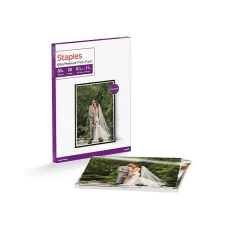Photo Paper*Staples Ultra Premium Glossy Photo Paper, 8.5"W x 11"L, 50/Pack (19891-CC)