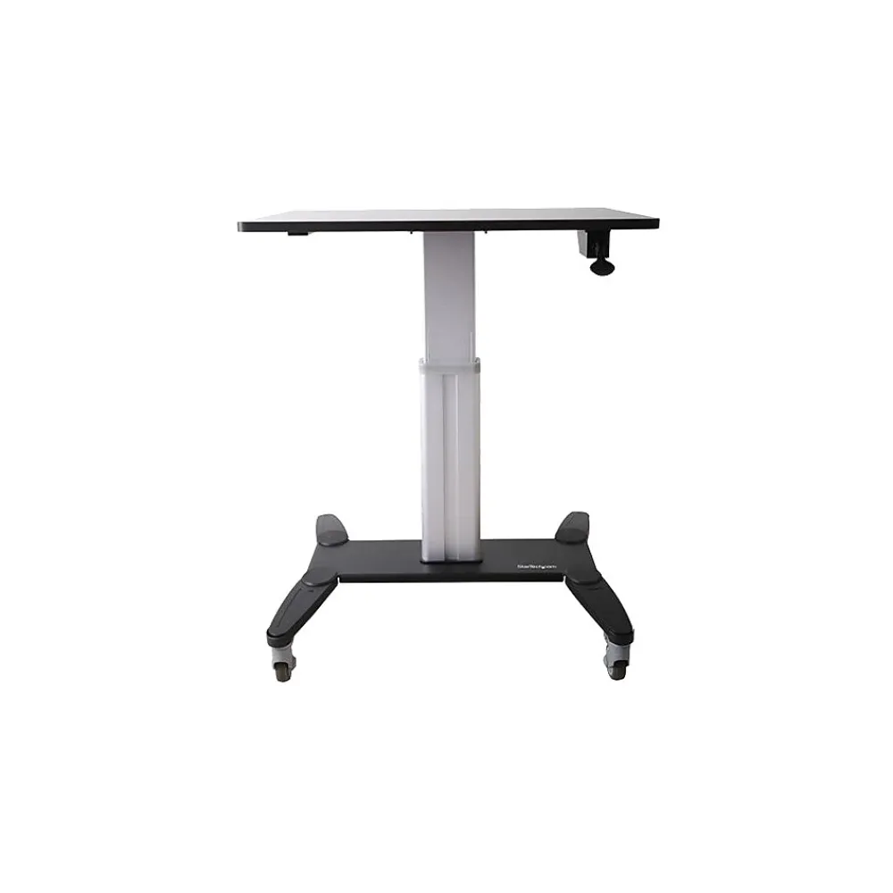 Standing Desks*StarTech .com Mobile Sit Stand Workstation with 31.5" Work Surface, Height Adjustable Mobile Standing Desk, Portable