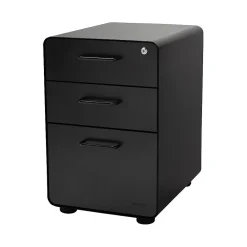 File Cabinets*Poppin Stow 3-Drawer File Cabinet, Black