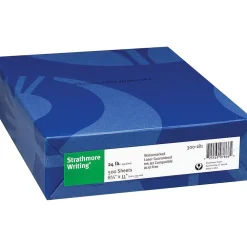 Resume Paper*Strathmore 25% Cotton Writing Paper, 24-lb., Ivory