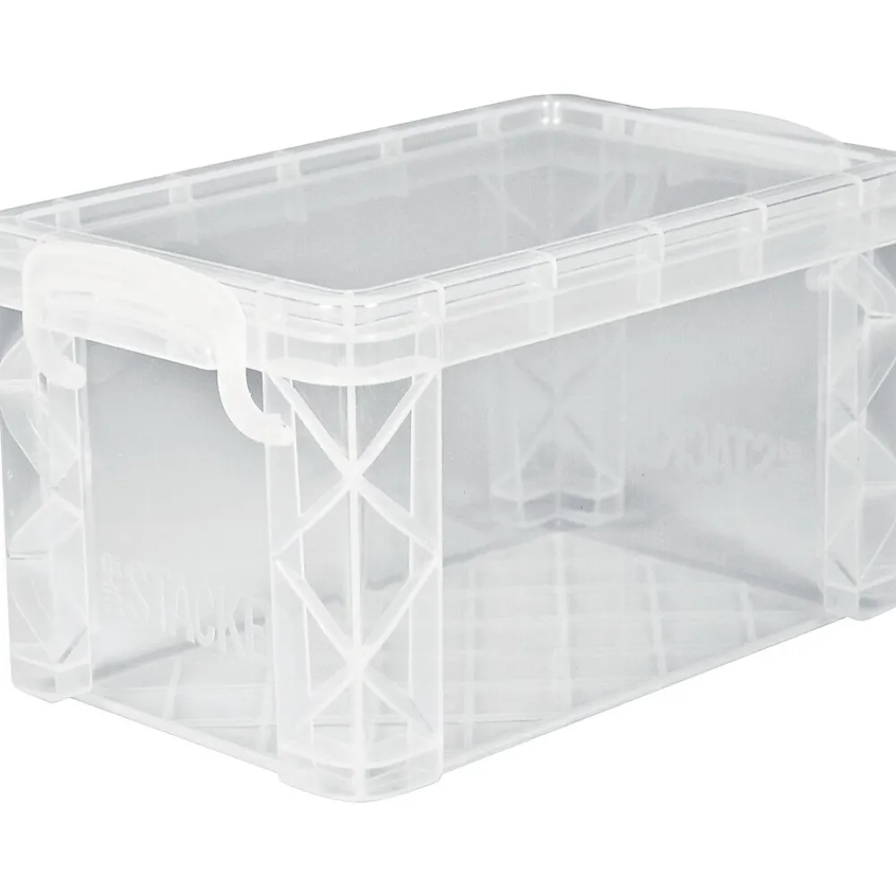 Index Cards*Advantus Super Stacker Storage Boxes, Hold 400 3 x 5 Cards, Plastic, Clear