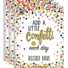 Grade Books*Teacher Created Resources Confetti Record Book, Pack of 3 (TCR3570-3)