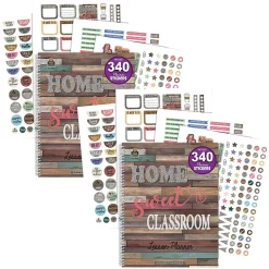 Grade Books*Teacher Created Resources ® Home Sweet Classroom Lesson Planner, Pack of 2 (TCR8294-2)