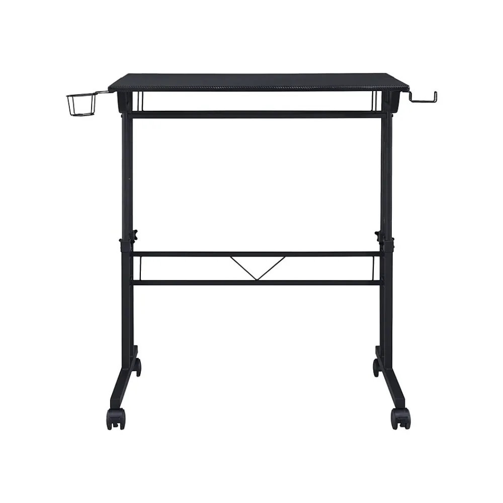 Corner Desks*Techni Mobili 36" Mobile Desk, Black (RTA-3800SU-BK)