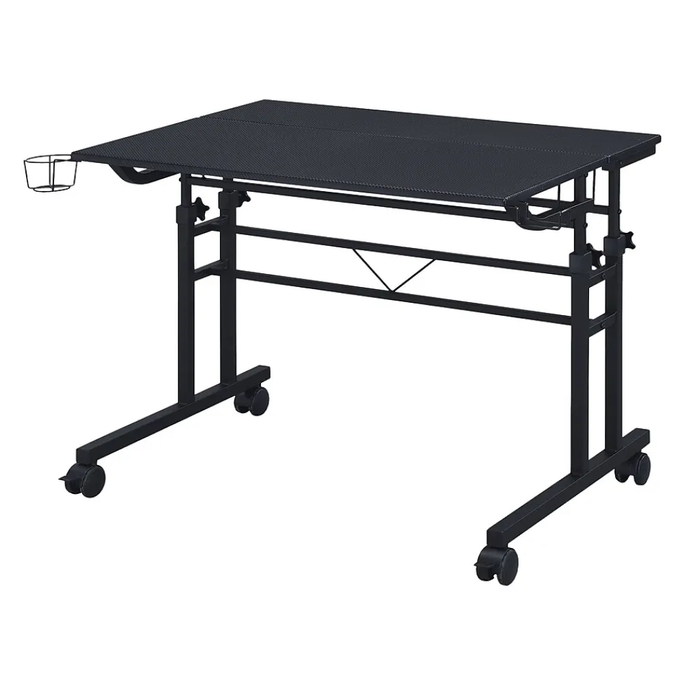 Corner Desks*Techni Mobili 36" Mobile Desk, Black (RTA-3800SU-BK)