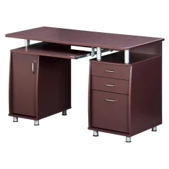 Corner Desks*Techni Mobili 47"W Computer Desk, Chocolate (RTA-4985-CH36)