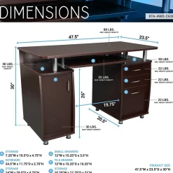 Corner Desks*Techni Mobili 47