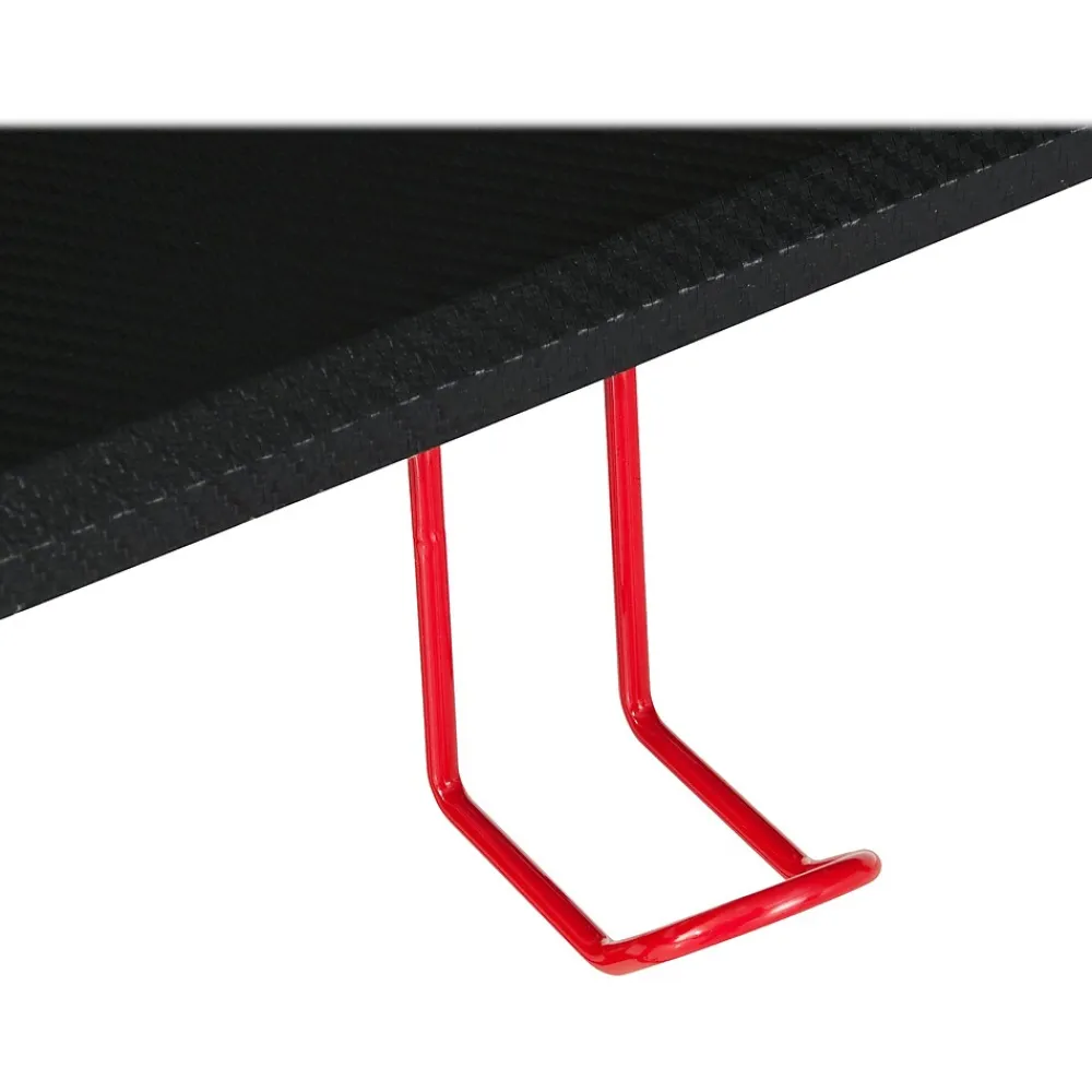 Computer Desks*Techni Sport Stryker 50" Computer Desk, Red/Black (RTA-TS201-RED)
