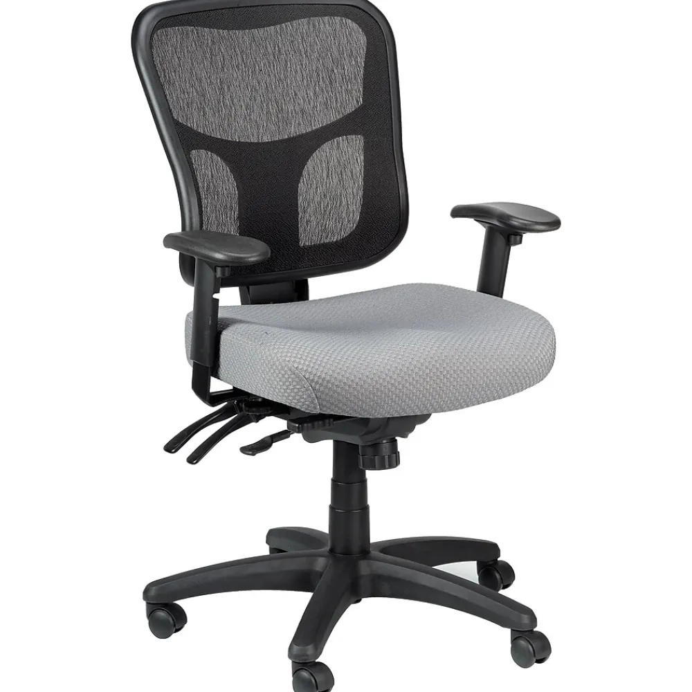 Office Chairs*Tempur-Pedic ® Ergonomic Mesh Mid-Back Task Chair, Gray (TP8000-GREY)