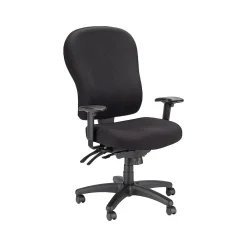 Office Chairs*Tempur-Pedic TP4000 Ergonomic Fabric Swivel Task Chair, Black (TP4000)