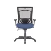 Office Chairs*Tempur-Pedic TP7000 Mesh Back Fabric Task Chair, Black and Cobalt (TP7000-COBALT)