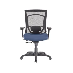 Office Chairs*Tempur-Pedic TP7000 Mesh Back Fabric Task Chair, Black and Cobalt (TP7000-COBALT)