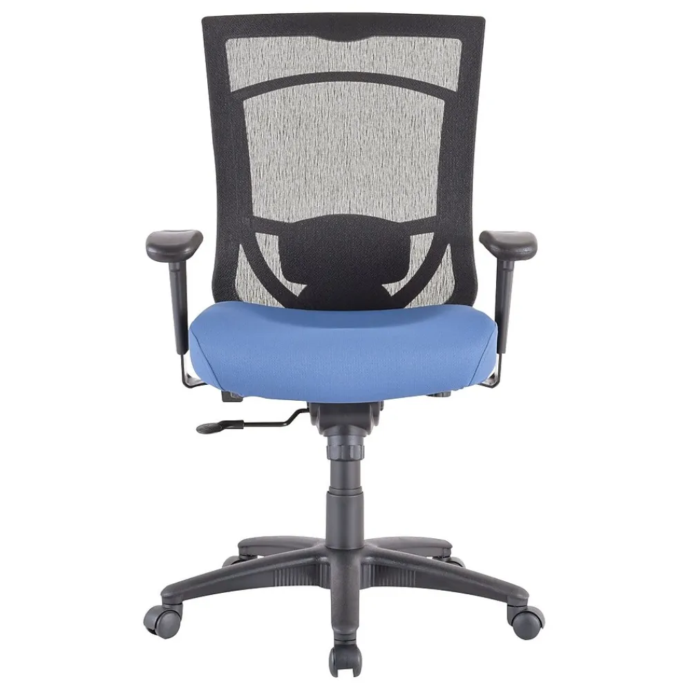 Office Chairs*Tempur-Pedic TP7000 Mesh High Back Fabric Chair, Denim (TP7000-DENIM)