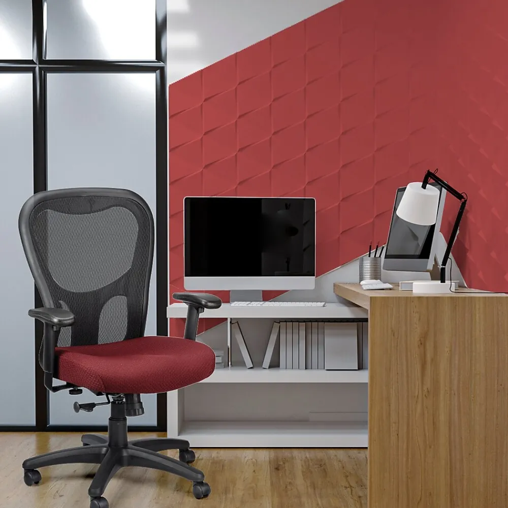 Ergonomic Chairs*Tempur-Pedic TP9000 Mesh Task Chair, (TP9000-) Burgundy