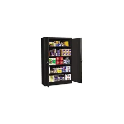 Storage Cabinets*Tennsco Assembled Jumbo 18"D Steel Storage Cabinet, Black