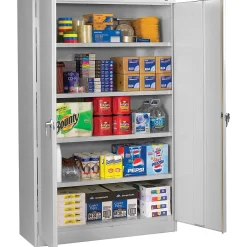 Storage Cabinets*Tennsco Assembled Jumbo 18"D Steel Storage Cabinet, Light Gray