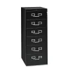 File Cabinets*Tennsco Flat File Cabinet, Lockable, 52"H x 21.25"W x 28.5"D, Black (CF669BK)