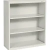 Bookcases*Tennsco 3-Shelf 40"H Metal Bookcase, Putty (110058)