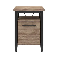 File Cabinets*Thomasville Furniture Breslyn Vertical File Cabinet, Letter/Legal Size, 22.2"H x 16"W x 20"D, Crosscut Hickory (SPLS-BRDF-TV)