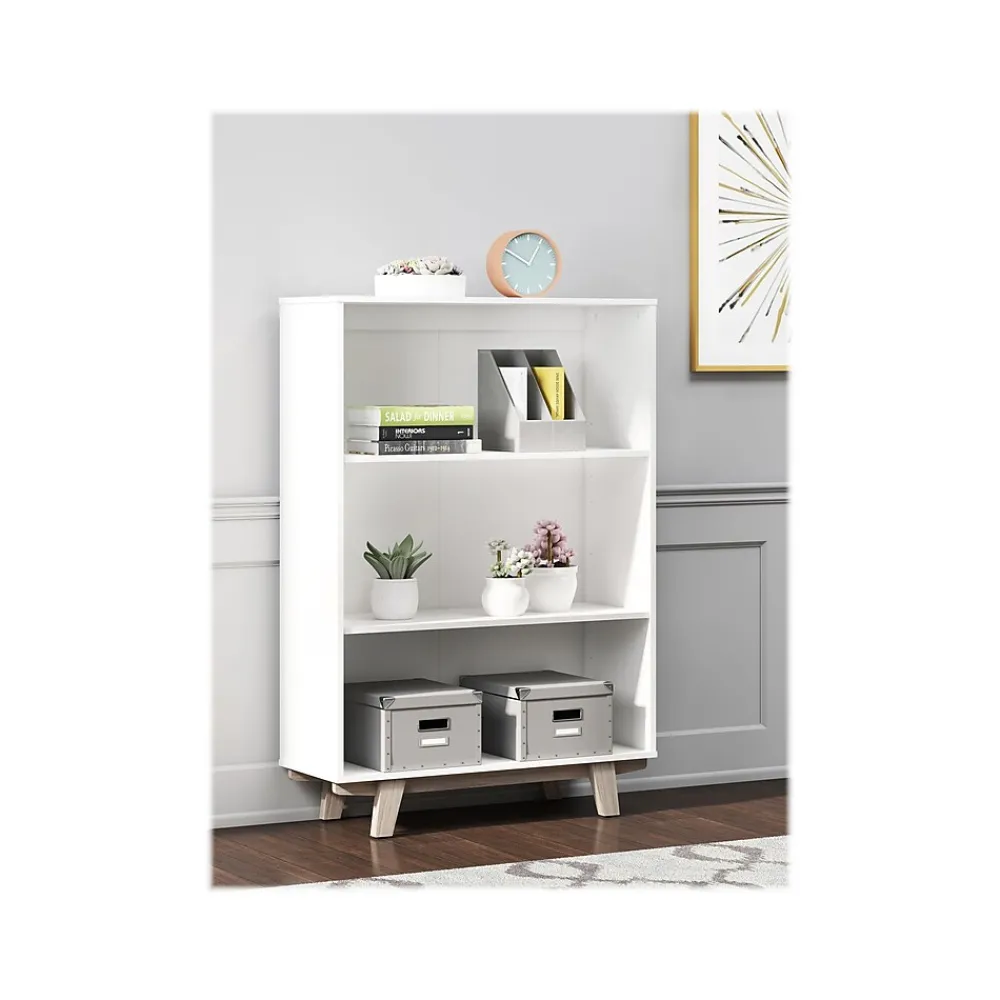 Bookcases*Thomasville Furniture Whitney 3-Shelf 48"H Bookcase, White (SPLS-WHBK-TV)